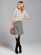 Langarmshirt mit Print - Frauen - desert sand melange Langarmshirt mit Print - Frauen - desert sand melange - 3 - TOM TAILOR