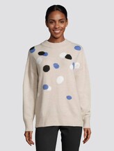 Jumper with wool - Women - sicilian-blue Jumper with wool - Women - sicilian-blue - 1 - TOM TAILOR