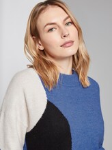 Pullover mit Punkten - Frauen - sicilian blue melange Pullover mit Punkten - Frauen - sicilian blue melange - 9 - TOM TAILOR