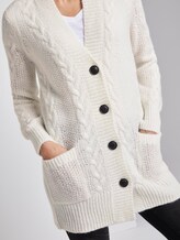 Strukturierter Cardigan - Frauen - Whisper White Strukturierter Cardigan - Frauen - Whisper White - 9 - TOM TAILOR
