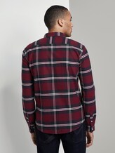 Flanelhemd - Männer - burgund navy check Flanelhemd - Männer - burgund navy check - 2 - TOM TAILOR Denim