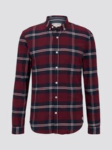 Flanelhemd - Männer - burgund navy check Flanelhemd - Männer - burgund navy check - 7 - TOM TAILOR Denim