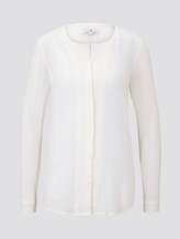Crepe-Bluse - Frauen - Whisper White Crepe-Bluse - Frauen - Whisper White - 7 - TOM TAILOR
