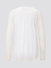 Crepe-Bluse - Frauen - Whisper White Crepe-Bluse - Frauen - Whisper White - 8 - TOM TAILOR