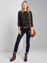 Bluse - Frauen - black orange dot print Bluse - Frauen - black orange dot print - 3 - TOM TAILOR