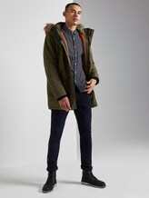 Hemd mit Allover-Print - Männer - navy white stripe print Hemd mit Allover-Print - Männer - navy white stripe print - 3 - TOM TAILOR Denim