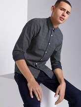 Hemd mit Allover-Print - Männer - navy white stripe print Hemd mit Allover-Print - Männer - navy white stripe print - 5 - TOM TAILOR Denim