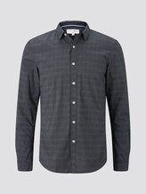 Hemd mit Allover-Print - Männer - navy white stripe print Hemd mit Allover-Print - Männer - navy white stripe print - 7 - TOM TAILOR Denim