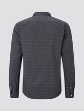 Hemd mit Allover-Print - Männer - navy white stripe print Hemd mit Allover-Print - Männer - navy white stripe print - 8 - TOM TAILOR Denim
