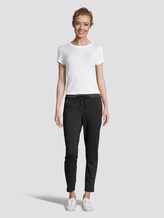 Jogginghose mit Glitzerfäden - Frauen - black dotted fabric Jogginghose mit Glitzerfäden - Frauen - black dotted fabric - 3 - TOM TAILOR
