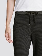 Jogginghose mit Glitzerfäden - Frauen - black dotted fabric Jogginghose mit Glitzerfäden - Frauen - black dotted fabric - 9 - TOM TAILOR