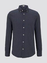 Hemd in Melange-Optik - Männer - dark denim blue melangy look Hemd in Melange-Optik - Männer - dark denim blue melangy look - 7 - TOM TAILOR