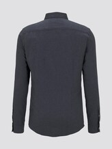 Hemd in Melange-Optik - Männer - dark denim blue melangy look Hemd in Melange-Optik - Männer - dark denim blue melangy look - 8 - TOM TAILOR