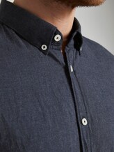Hemd in Melange-Optik - Männer - dark denim blue melangy look Hemd in Melange-Optik - Männer - dark denim blue melangy look - 9 - TOM TAILOR