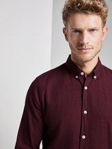 Hemd in Melange-Optik - Männer - burgundy melangy look Hemd in Melange-Optik - Männer - burgundy melangy look - 9 - TOM TAILOR
