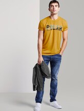 T-Shirt im Used-Look - Männer - golden nugget T-Shirt im Used-Look - Männer - golden nugget - 3 - TOM TAILOR