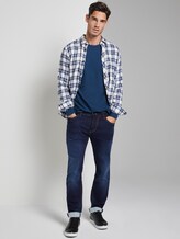 schlichtes Langarmshirt - Männer - after dark blue schlichtes Langarmshirt - Männer - after dark blue - 3 - TOM TAILOR