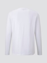 schlichtes Langarmshirt - Männer - White schlichtes Langarmshirt - Männer - White - 8 - TOM TAILOR