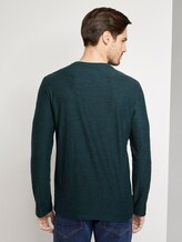 Langarmshirt mit Print - Männer - green black grindle Langarmshirt mit Print - Männer - green black grindle - 2 - TOM TAILOR
