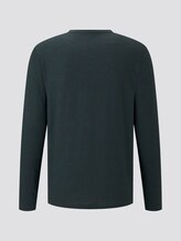 Langarmshirt mit Print - Männer - green black grindle Langarmshirt mit Print - Männer - green black grindle - 8 - TOM TAILOR