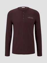 Langarmshirt in Melange-Optik - Männer - gipsy purple grindle Langarmshirt in Melange-Optik - Männer - gipsy purple grindle - 7 - TOM TAILOR