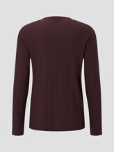 Langarmshirt in Melange-Optik - Männer - gipsy purple grindle Langarmshirt in Melange-Optik - Männer - gipsy purple grindle - 8 - TOM TAILOR