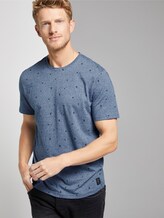 T-Shirt mit Allover-Print - Männer - blue mini cube design T-Shirt mit Allover-Print - Männer - blue mini cube design - 5 - TOM TAILOR
