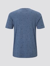 T-Shirt mit Allover-Print - Männer - blue mini cube design T-Shirt mit Allover-Print - Männer - blue mini cube design - 8 - TOM TAILOR