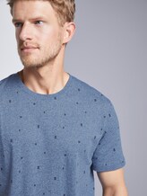 T-Shirt mit Allover-Print - Männer - blue mini cube design T-Shirt mit Allover-Print - Männer - blue mini cube design - 9 - TOM TAILOR