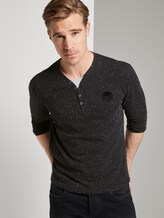 Langarmshirt in Melange-Optik - Männer - grey nep structure Langarmshirt in Melange-Optik - Männer - grey nep structure - 5 - TOM TAILOR