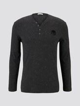 Langarmshirt in Melange-Optik - Männer - grey nep structure Langarmshirt in Melange-Optik - Männer - grey nep structure - 7 - TOM TAILOR