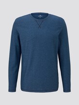 gestreiftes Langarmshirt - Männer - blue structured stripe gestreiftes Langarmshirt - Männer - blue structured stripe - 7 - TOM TAILOR