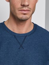 gestreiftes Langarmshirt - Männer - blue structured stripe gestreiftes Langarmshirt - Männer - blue structured stripe - 9 - TOM TAILOR
