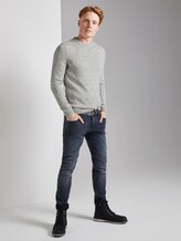 Melierter Pullover - Männer - grey injected melange Melierter Pullover - Männer - grey injected melange - 3 - TOM TAILOR Denim