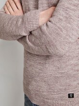 Melierter Pullover - Männer - burgundy injected melange Melierter Pullover - Männer - burgundy injected melange - 9 - TOM TAILOR Denim