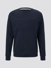 Sweater mit Brusttasche - Männer - Sky Captain Blue Sweater mit Brusttasche - Männer - Sky Captain Blue - 7 - TOM TAILOR