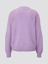 Strickpullover mit Ajour-Struktur - Frauen - sweet lavender Strickpullover mit Ajour-Struktur - Frauen - sweet lavender - 8 - TOM TAILOR Denim