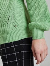 Strickpullover mit Ajour-Struktur - Frauen - soft basil green Strickpullover mit Ajour-Struktur - Frauen - soft basil green - 10 - TOM TAILOR Denim