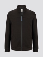 Jacket with stand-up collar - Men - Dark Greyish Black Jacket with stand-up collar - Men - Dark Greyish Black - 7 - TOM TAILOR