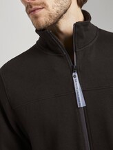 Jacket with stand-up collar - Men - Dark Greyish Black Jacket with stand-up collar - Men - Dark Greyish Black - 9 - TOM TAILOR