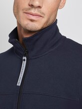 Sweatjacke mit Stehkragen - Männer - Sky Captain Blue Sweatjacke mit Stehkragen - Männer - Sky Captain Blue - 9 - TOM TAILOR
