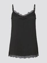 Camisole-Top mit Spitzenbesatz - Frauen - Deep Black Camisole-Top mit Spitzenbesatz - Frauen - Deep Black - 7 - TOM TAILOR Denim