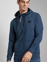 Jacket with hood - Men - blue multi grindle Jacket with hood - Men - blue multi grindle - 5 - TOM TAILOR