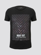 T-Shirt mit Foto-Print - Männer - Black T-Shirt mit Foto-Print - Männer - Black - 7 - TOM TAILOR Denim