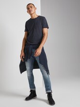 T-Shirt mit Alloverprint und Brusttasche - Männer - navy triangle print T-Shirt mit Alloverprint und Brusttasche - Männer - navy triangle print - 3 - TOM TAILOR Denim