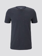 T-Shirt mit Alloverprint und Brusttasche - Männer - navy triangle print T-Shirt mit Alloverprint und Brusttasche - Männer - navy triangle print - 7 - TOM TAILOR Denim