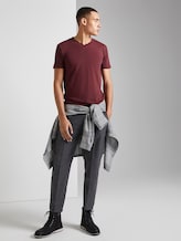 Basic T-Shirt - Men - Tawny Port Red Basic T-Shirt - Men - Tawny Port Red - 3 - TOM TAILOR Denim