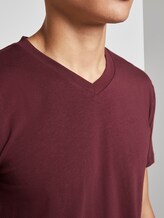 Basic T-Shirt - Men - Tawny Port Red Basic T-Shirt - Men - Tawny Port Red - 9 - TOM TAILOR Denim