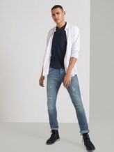 Basic T-Shirt - Men - Sky Captain Blue Basic T-Shirt - Men - Sky Captain Blue - 3 - TOM TAILOR Denim