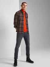 Langarmshirt mit Turtleneck - Männer - fever red Langarmshirt mit Turtleneck - Männer - fever red - 3 - TOM TAILOR Denim